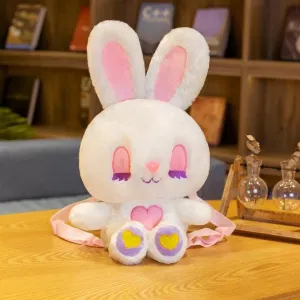Warm Heart Bunny    Backpack Bag Kawaii Academia Y2K Cottagecore Coquette Fairycore Dollette Princesscore