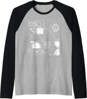 Watches Collector I Horologist Wristwatch Watches Watches Raglan Baseball Tee