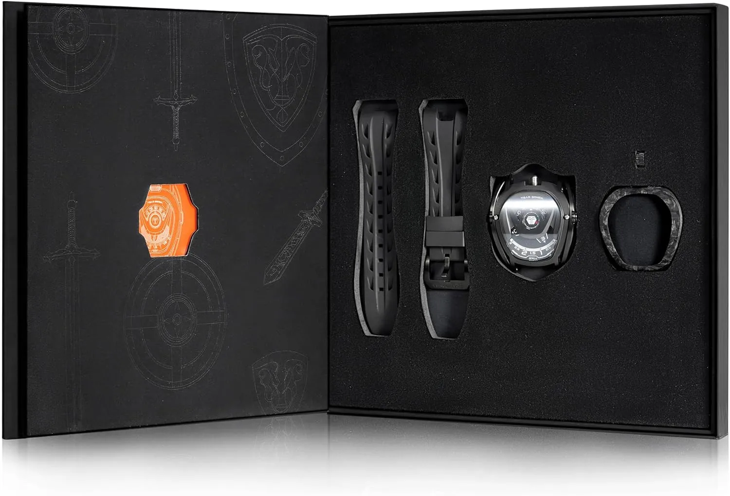Watches for Men Automatic Watches Stainless Steel Mechanical Mens Watches Japan Movement Viton Strap Men's Wrist Watches Interchangeable 100m Waterproof Luxury Designer Watches Gift for Men