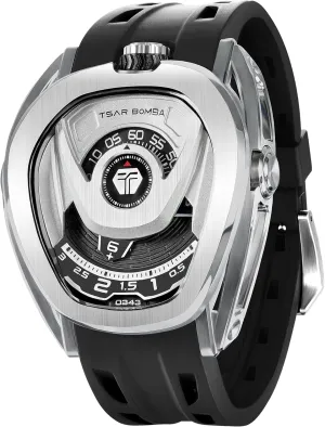 Watches for Men Automatic Watches Stainless Steel Mechanical Mens Watches Japan Movement Viton Strap Men's Wrist Watches Interchangeable 100m Waterproof Luxury Designer Watches Gift for Men