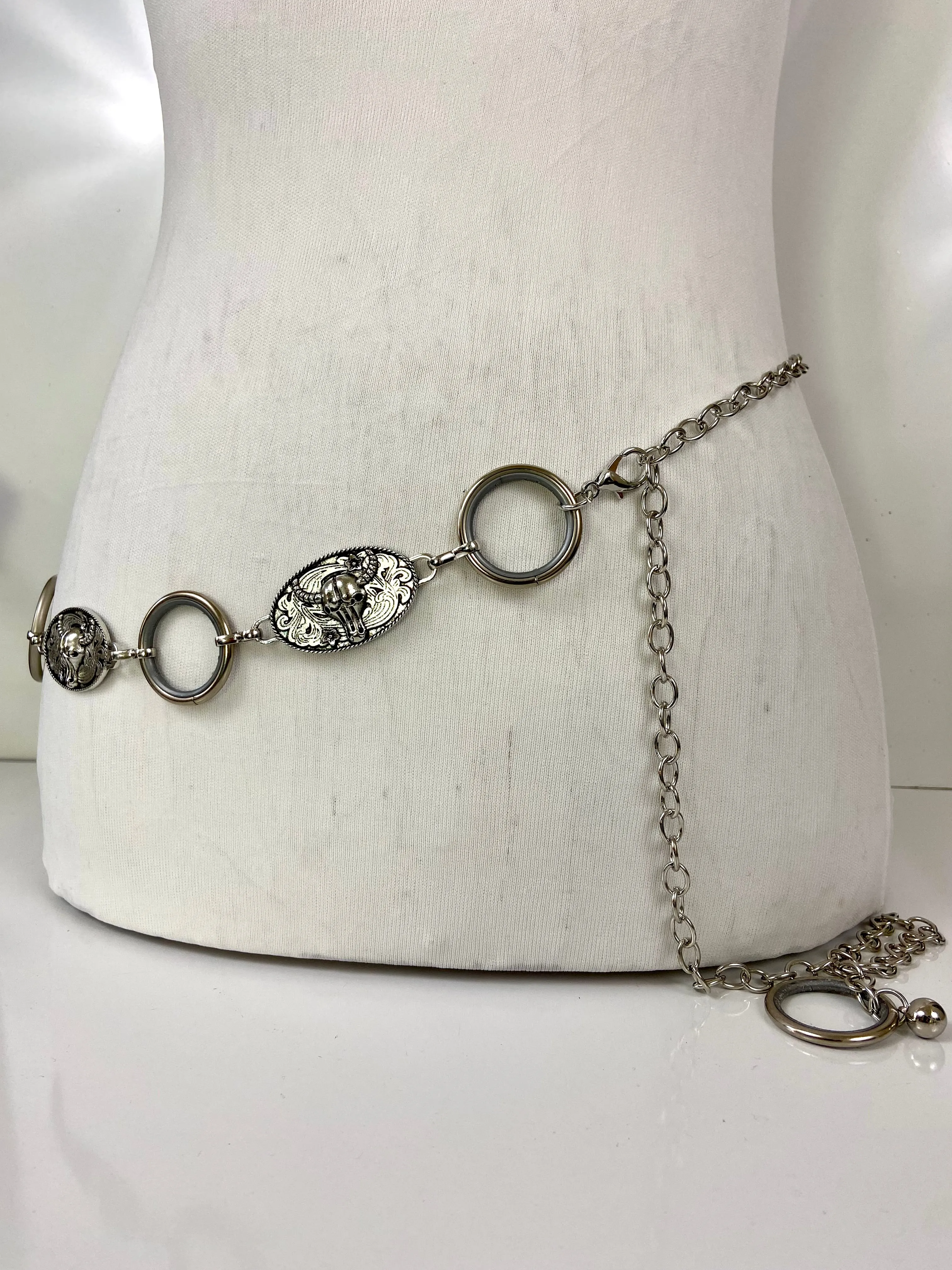 Western style 🐮 chain belt