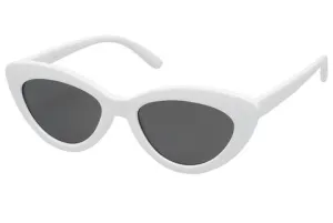 White Cat Eye Sunglasses