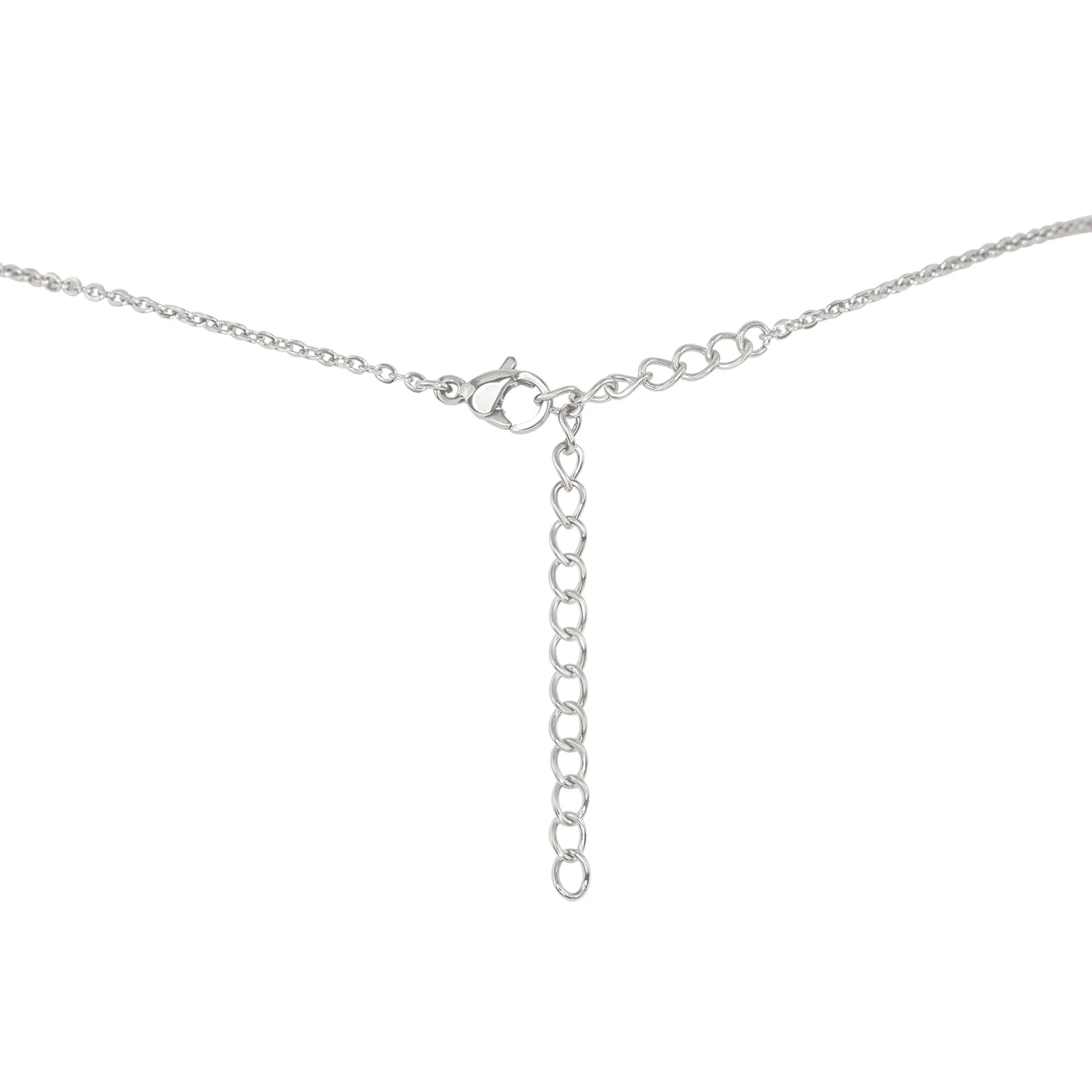 White Freshwater Pearl Chip Bead Bar Necklace
