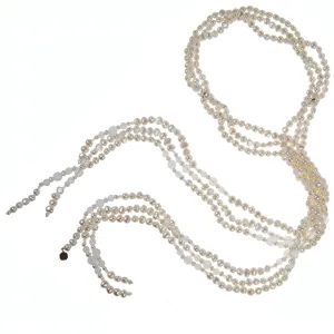 White Freshwater Pearl Lariat