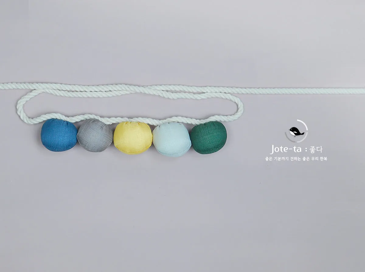 White Longevity String Dol Belt
