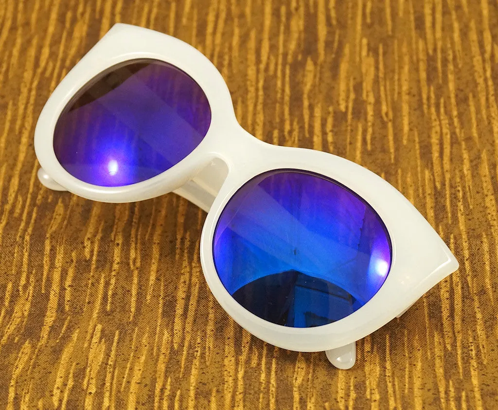White Point Cat Eye Sunglasses