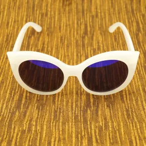White Point Cat Eye Sunglasses