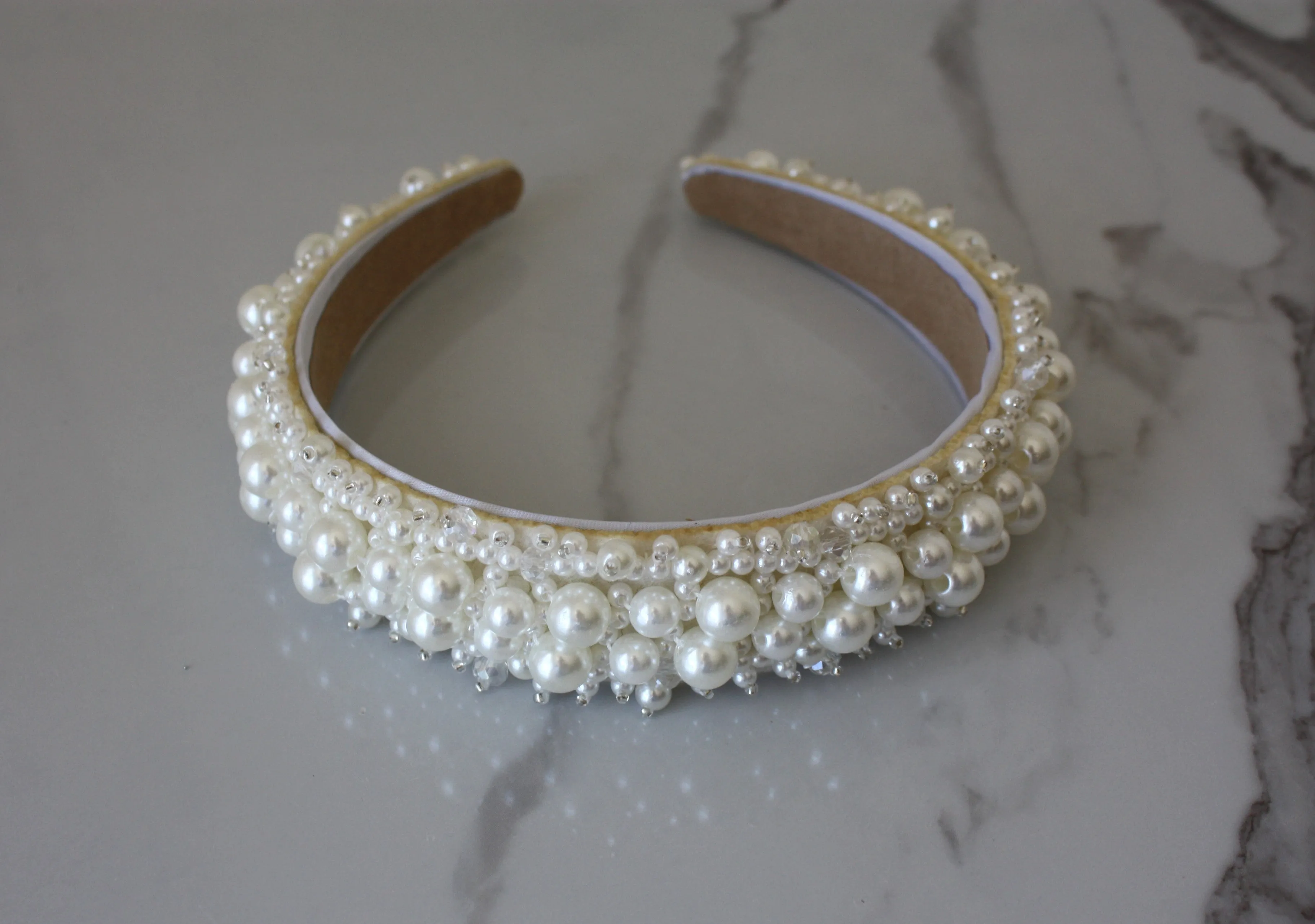 Wide Pearl Headband