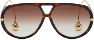 willochra Vintage Oversized Pilot Shield Sunglasses Women Luxury Trendy Sun Glasses For Ladies Big Frame Eyewear