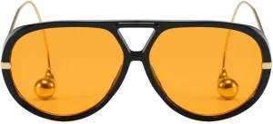 willochra Vintage Oversized Pilot Shield Sunglasses Women Luxury Trendy Sun Glasses For Ladies Big Frame Eyewear