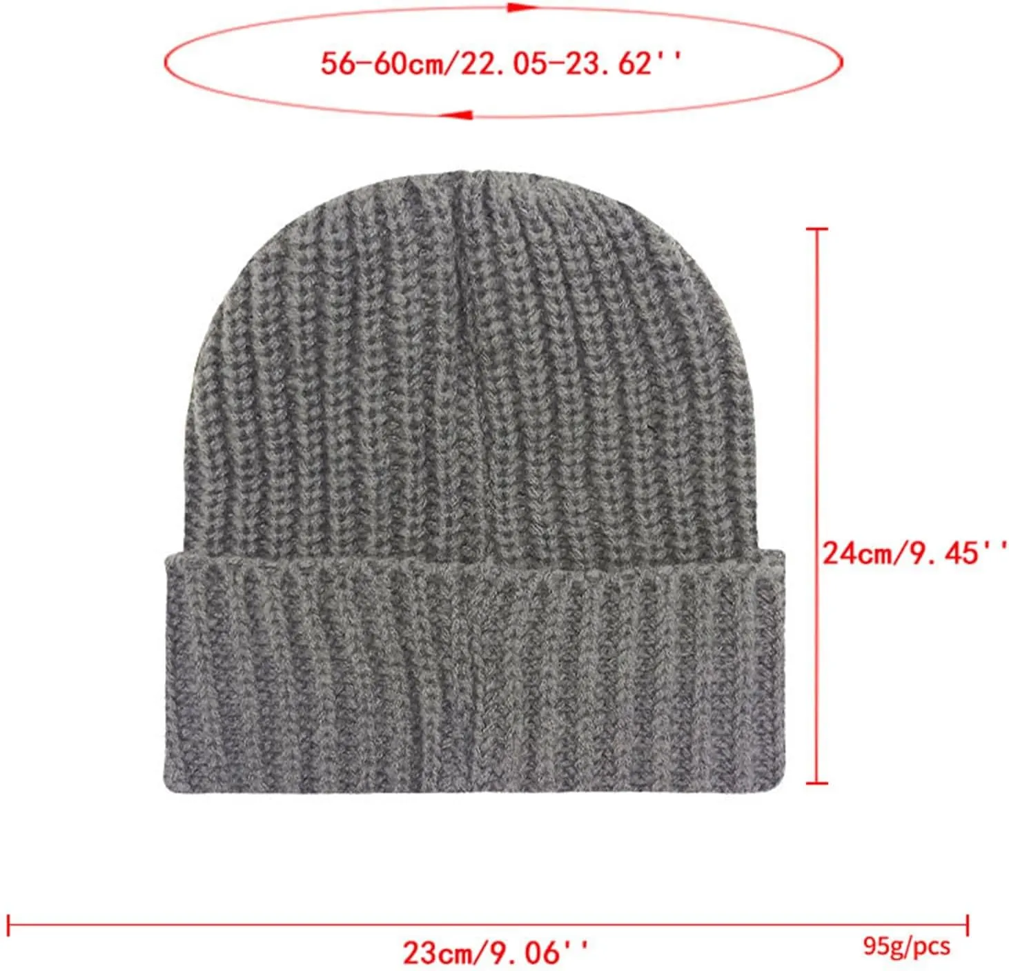 Winter Beanie Hats for Men Women Unisex Beanie Winter Knitted Cuffed Soft Warm Hat for Men/Women Ski Watch Cap