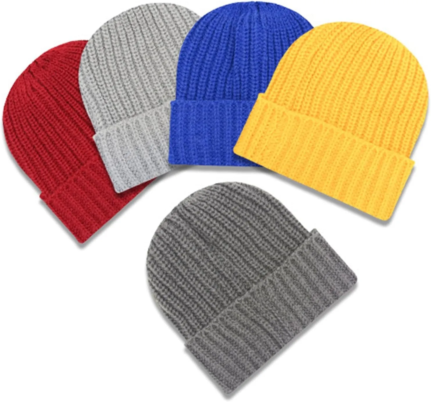 Winter Beanie Hats for Men Women Unisex Beanie Winter Knitted Cuffed Soft Warm Hat for Men/Women Ski Watch Cap