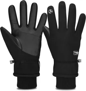 Winter Gloves for Men Women Windproof Waterproof Gloves -30 Thermal Gloves for Snow Skiing Running in Cold Weather