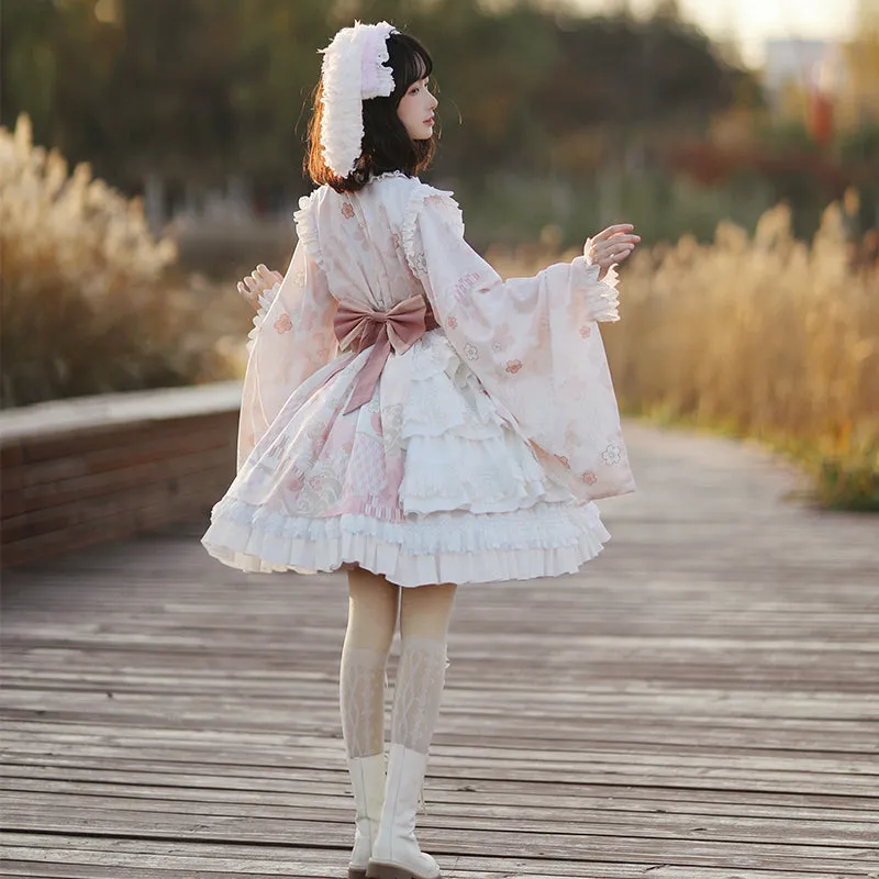 With PUJI~Xiaochunrihe~Wa Lolita OP Dress