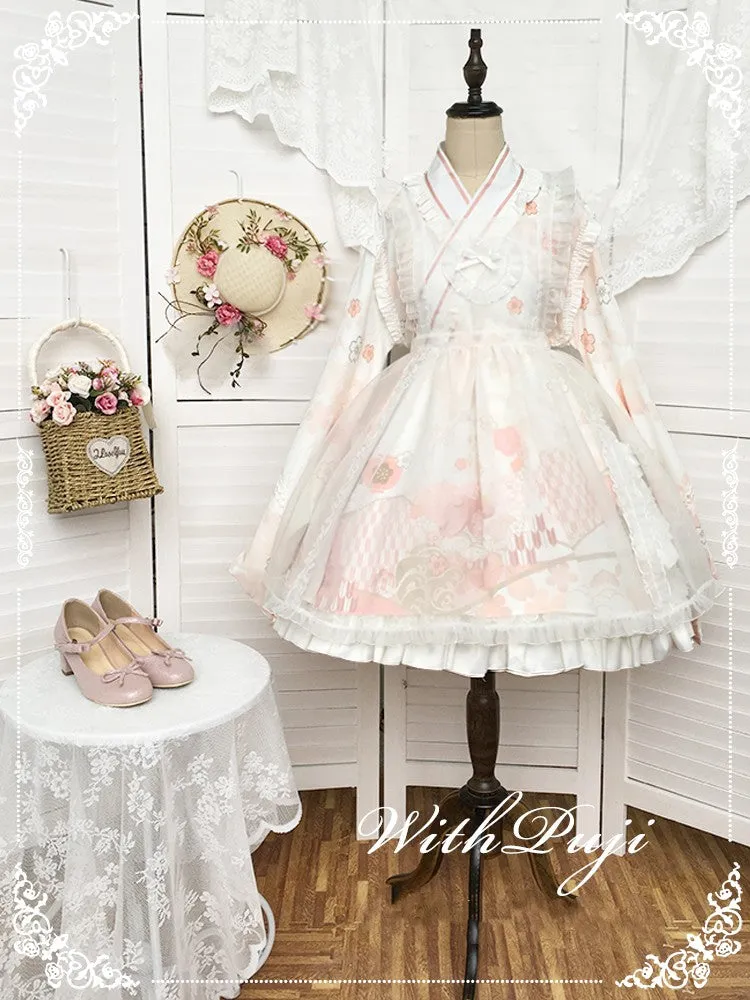 With PUJI~Xiaochunrihe~Wa Lolita OP Dress
