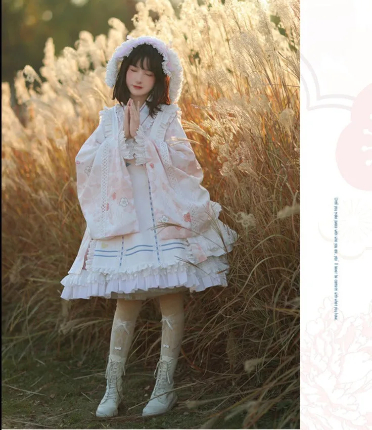 With PUJI~Xiaochunrihe~Wa Lolita OP Dress