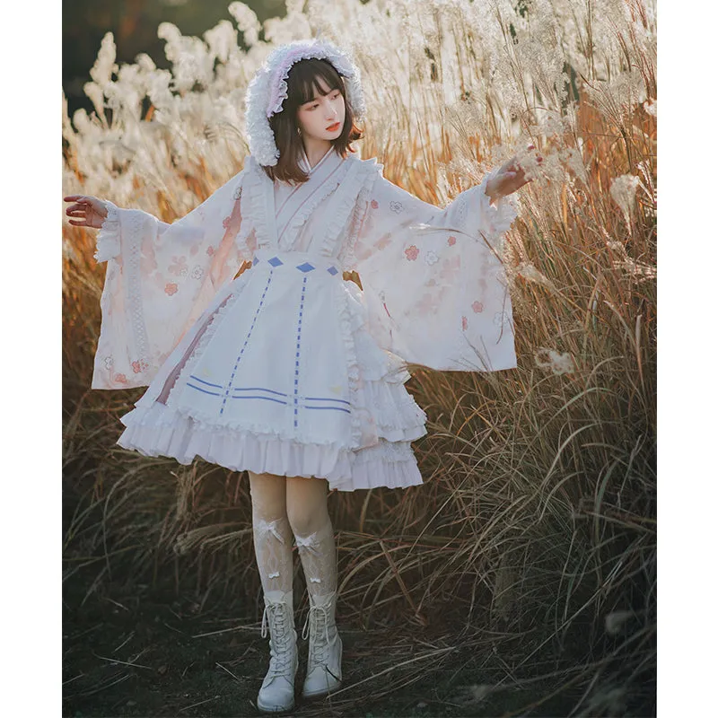 With PUJI~Xiaochunrihe~Wa Lolita OP Dress
