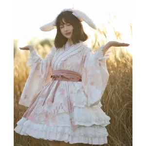 With PUJI~Xiaochunrihe~Wa Lolita OP Dress