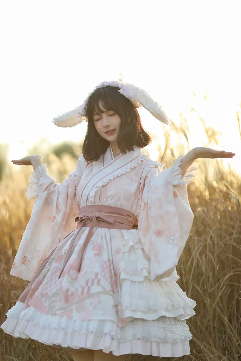 With PUJI~Xiaochunrihe~Wa Lolita OP Dress
