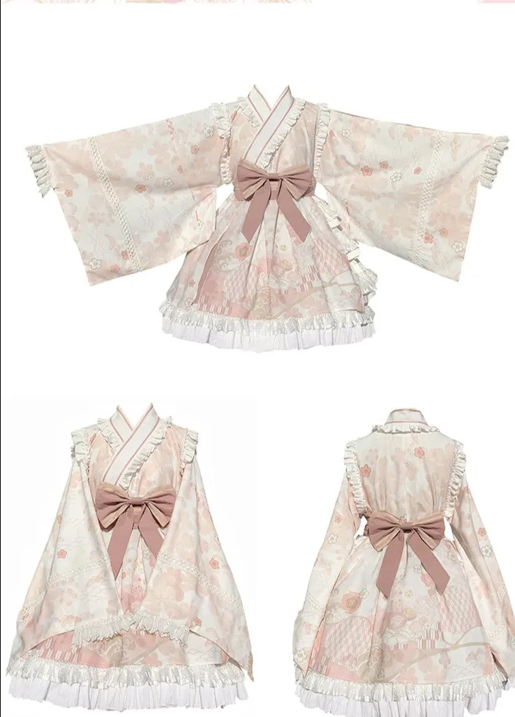 With PUJI~Xiaochunrihe~Wa Lolita OP Dress