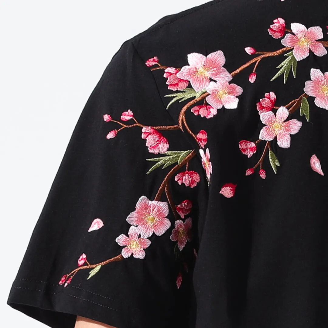 WLS Sakura Embroidered Shirt