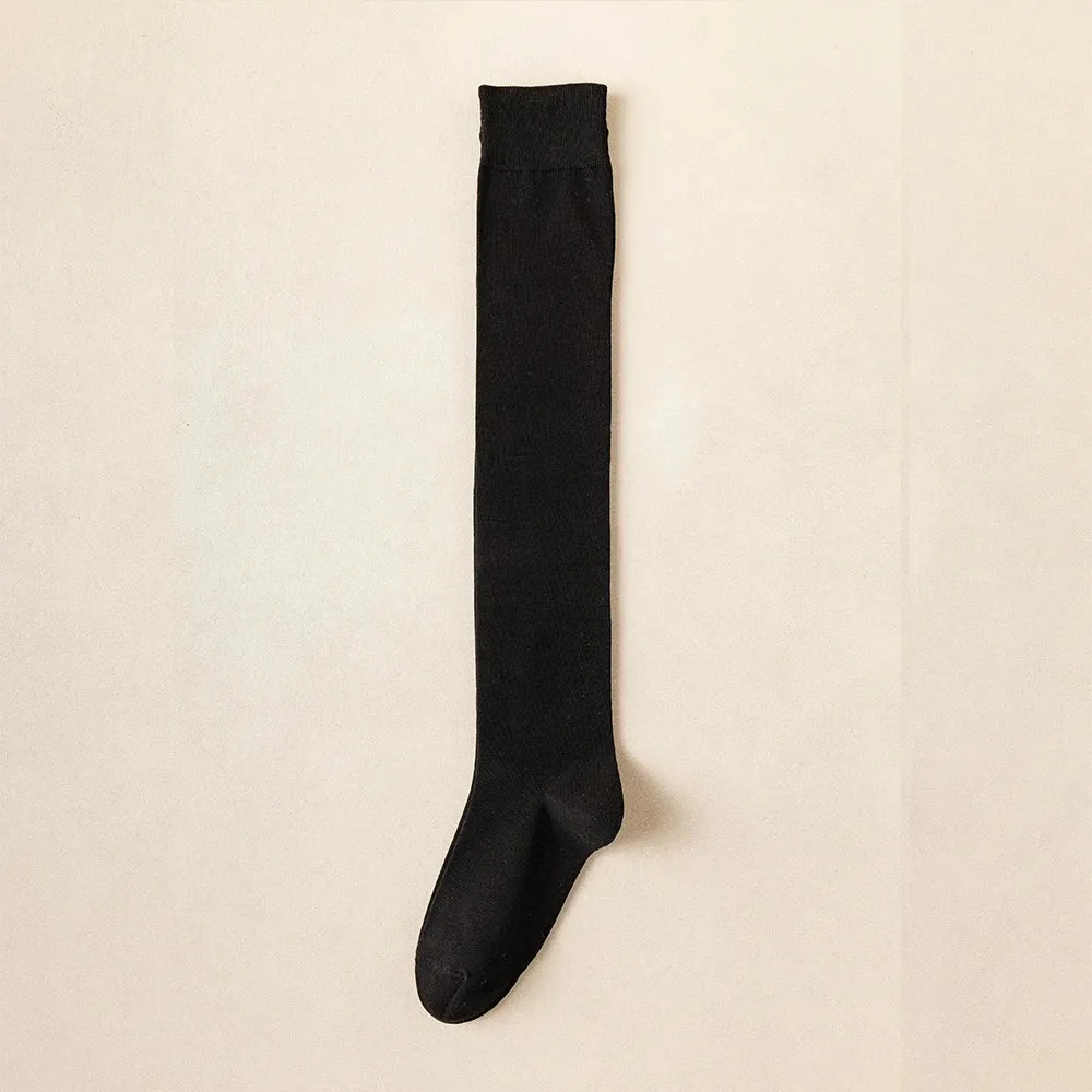 Women Cotton Over-The-Knee Tube Socks
