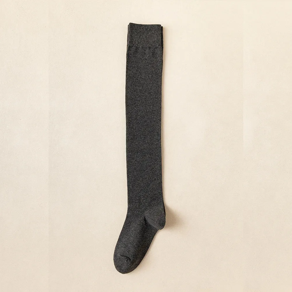 Women Cotton Over-The-Knee Tube Socks