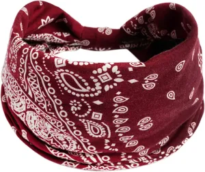 Women Elastic Headwear Ladies Headband Exercise Sports Hijab Headband Elastic Wicking Knotted Running Elastic