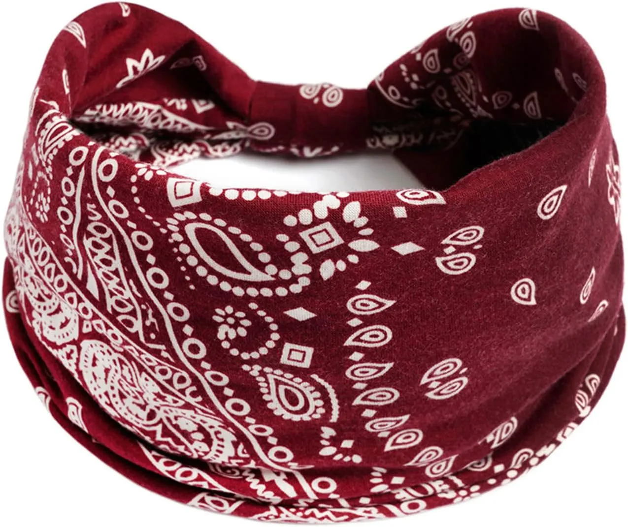 Women Elastic Headwear Ladies Headband Exercise Sports Hijab Headband Elastic Wicking Knotted Running Elastic