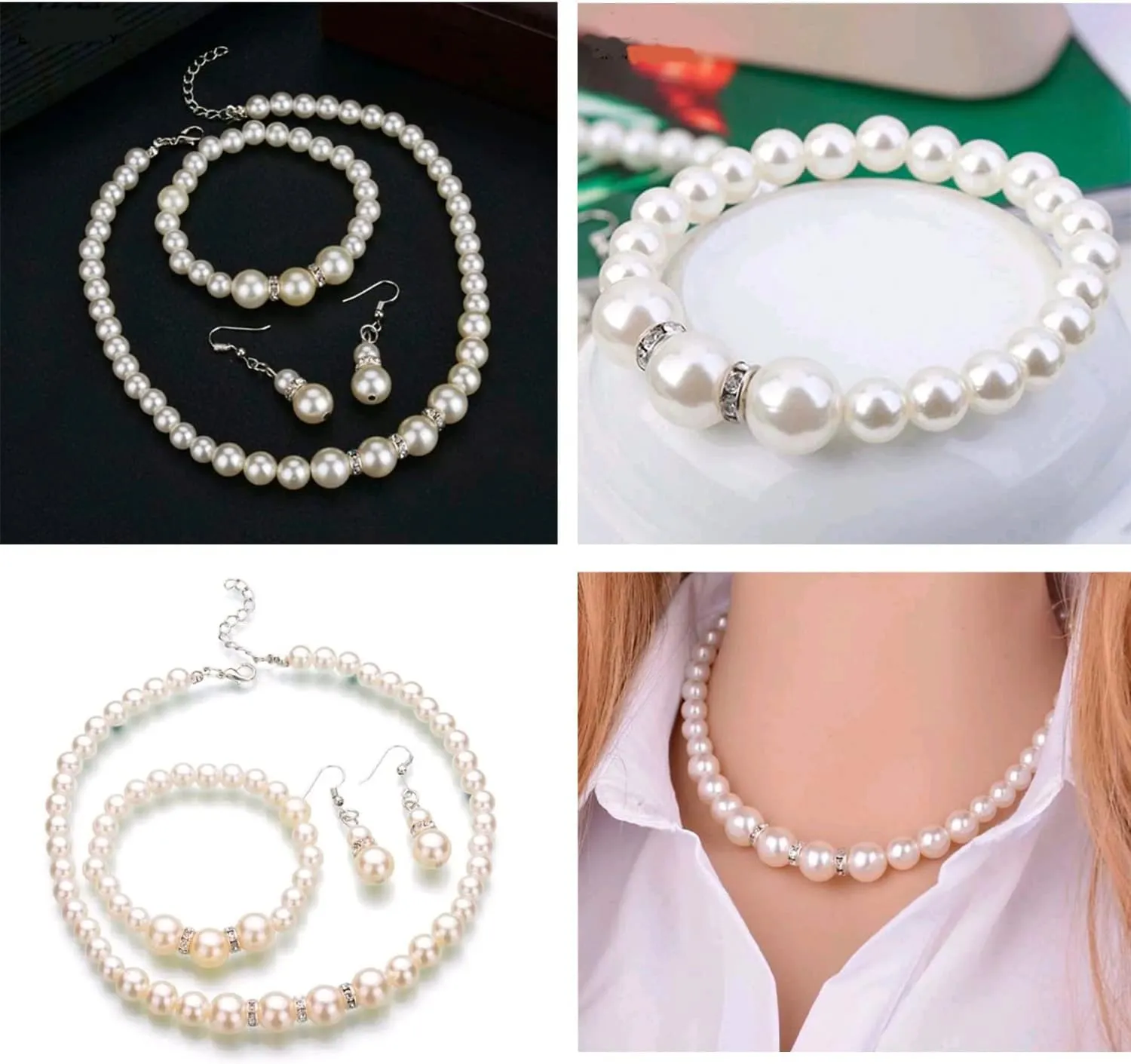 Women Fascinator Hat Flower Feather Mesh Face Veil Hair Clip Pillbox Hats with Pearl Accessories Set and Short Satin Gloves