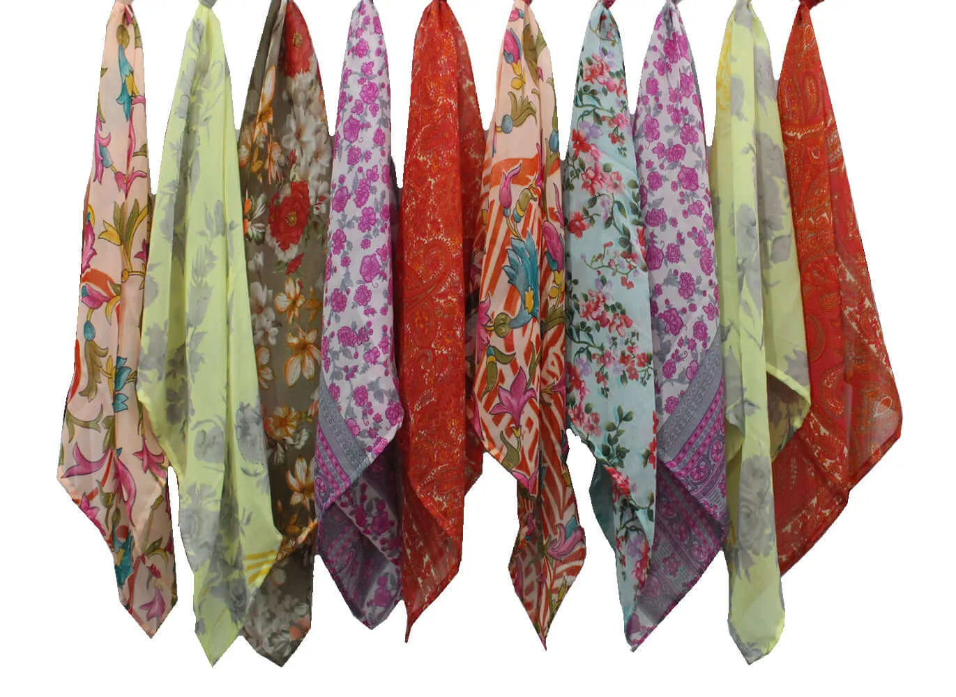 Women Fashion Square Scarf Scarves Soft Silky Printed Head Wraps Accessories for Women Fashion