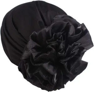 Women Flower Elastic Turban Beanie Head Scarf wrap Chemo Cap hat for Cancer Patient