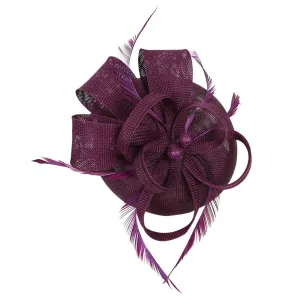 Women Girl Fascinators Hair Clip Vintage Wedding Fashion for Cocktail Ball Wedding Ascot Hats Flower