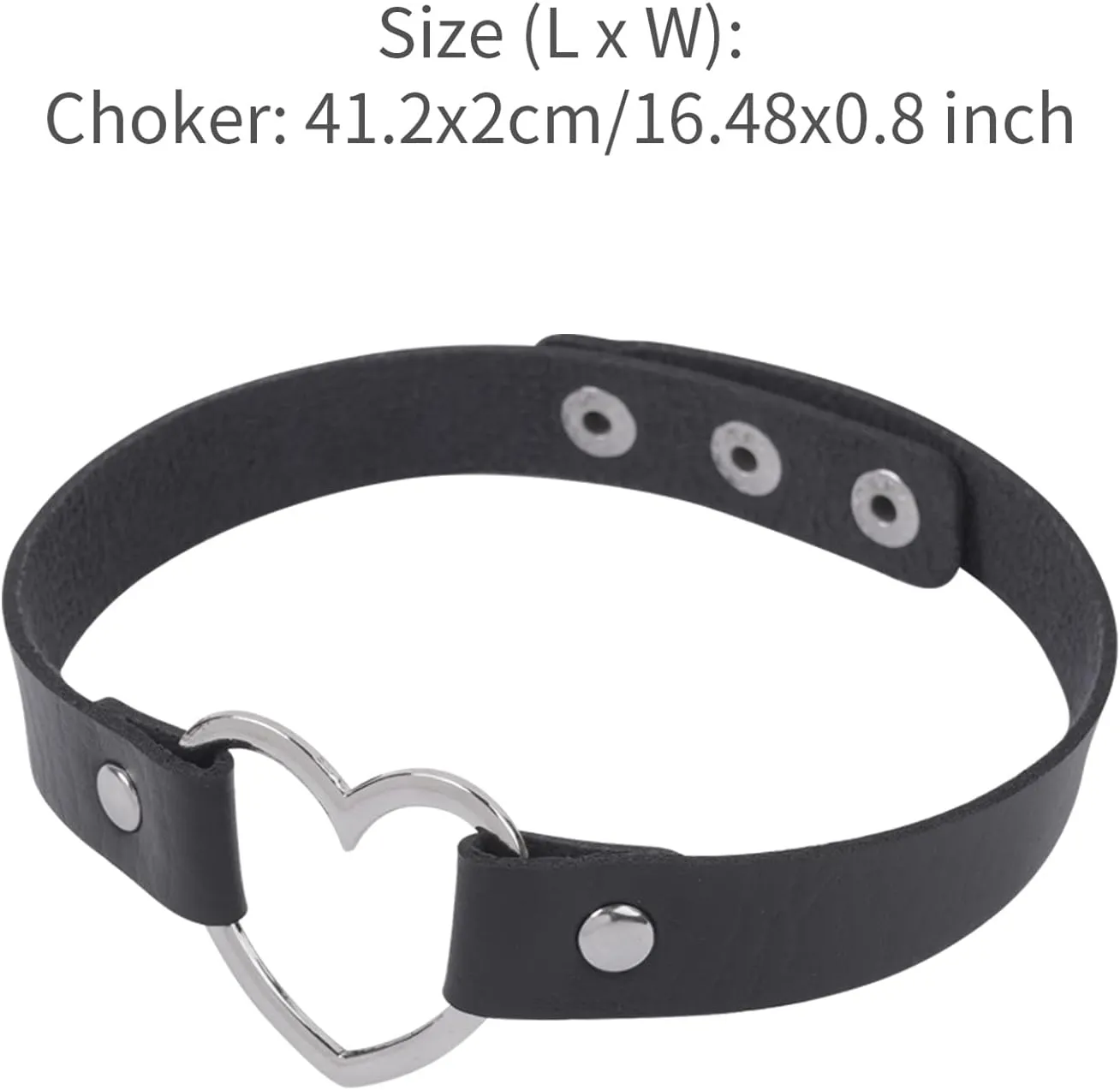 Women Leather Choker Collar Gothic Punk Rock Half Finger Rivets Gloves Adjustable Neck Collar for Halloween Costume