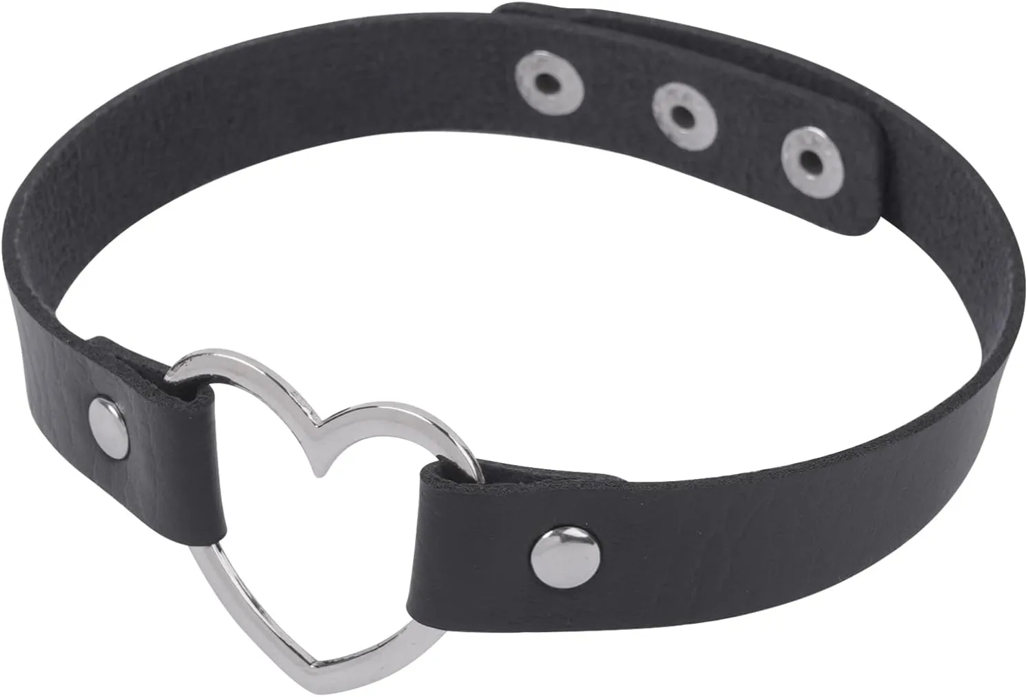 Women Punk Rivets PU Leather Choker Necklace Half Finger Belt Up Closure Rivets Gloves Night Club Party Costume