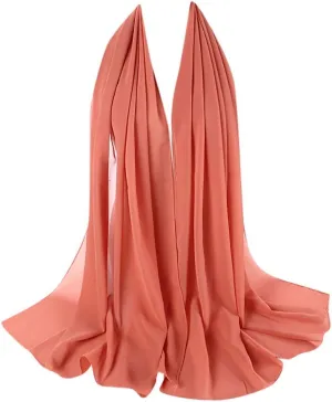 Women Scarf Scarves for Women Women Silk Scarfs Scarf Chiffon Shawls Bubble Muslim Printe Headband Hijabs (F, One Size)