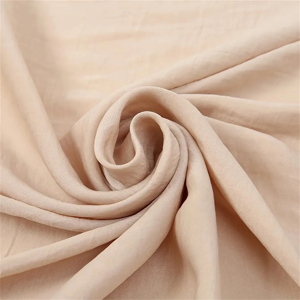 Women Silk Hijab Scarf Muslim Scarves Plain Shawls Solid Headscarf Wraps Islam Turban Headband Ramadan