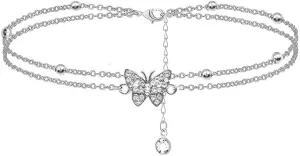 Women'S Anklets Women'S Foot Chain Double Foot Chain Adjustable Ankle Chain Beach Feet Hand Chain Female