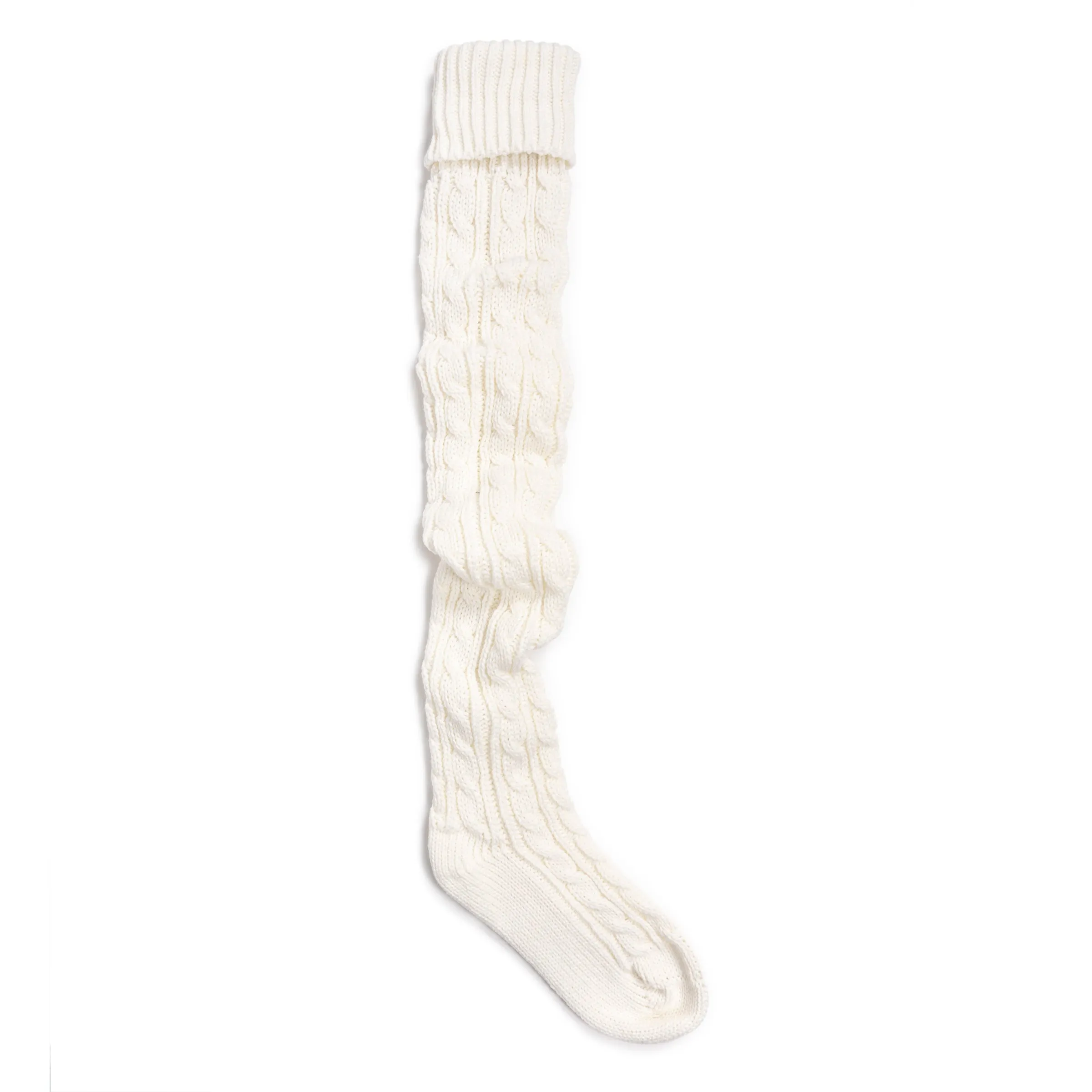 Women's Chunky Cable Knit Over the Knee Socks