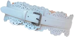 Women's Corset Wide Belt Vintage Designer Elegant Skirts Gothic Party Dresses Hollow Waistband