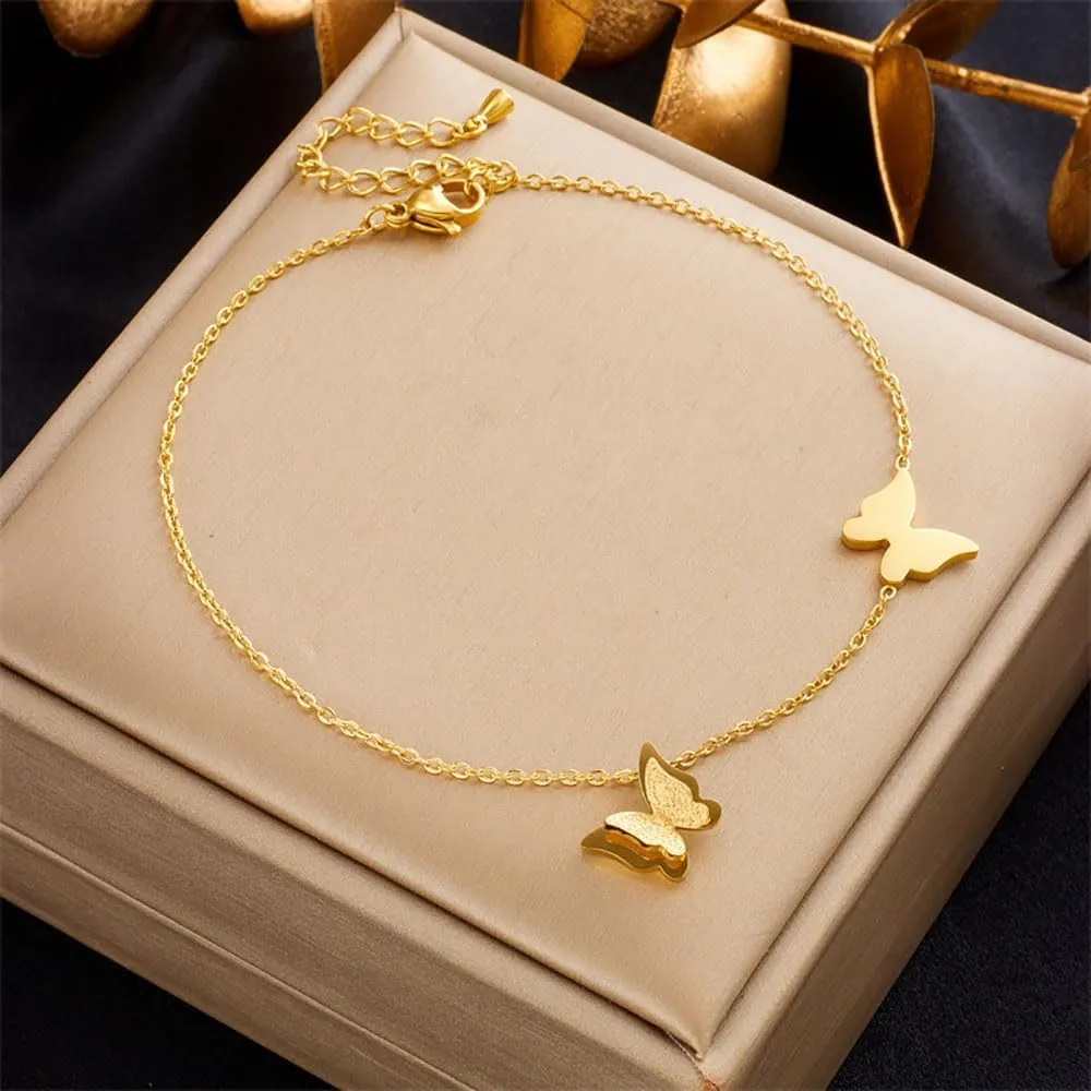 Women's Foot Chain Gold Chain, Women's Gold Foot Chain Gold Chain Low Allergy Gold Jewelry Gift, Gift for Women