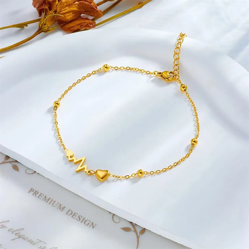 Women's Foot Chain Gold Chain, Women's Gold Foot Chain Gold Chain Low Allergy Gold Jewelry Gift, Gift for Women