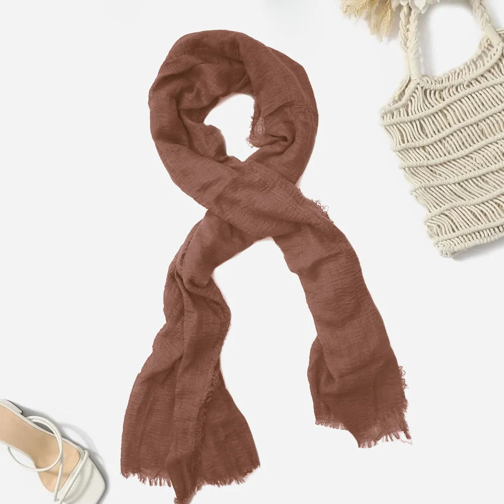 Women's High Quality Crimps Scarf Hijab