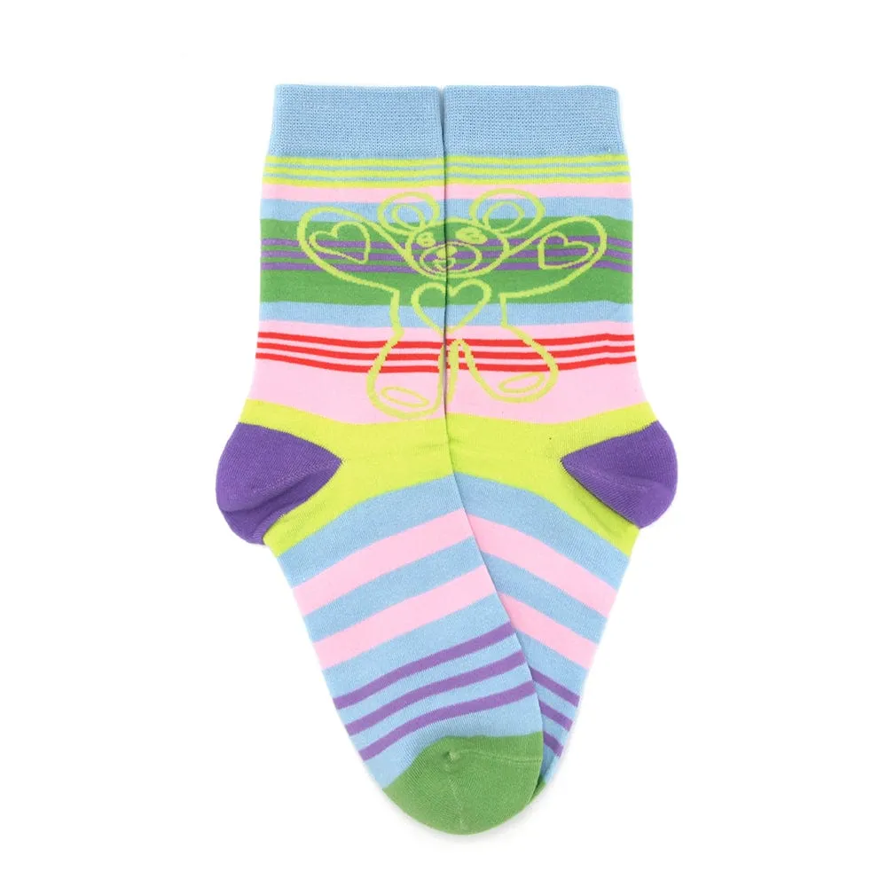 Women's Kawaii Colorful Striped Socks
