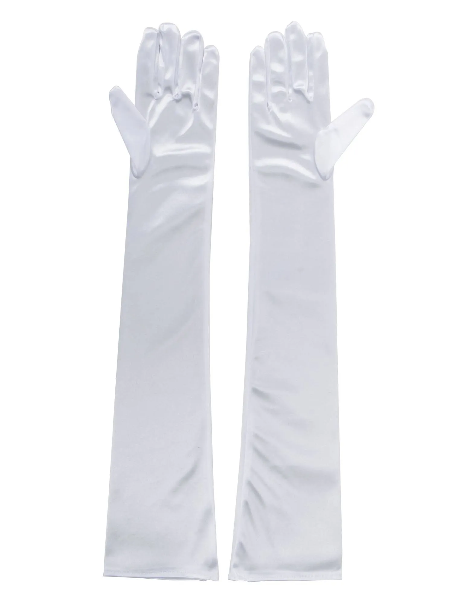 Women's Opera Length Party Bridal Dance Satin Dress Gloves