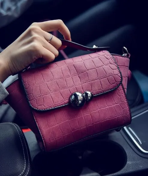 Women's PU Leather Small Shoulder Hand Bag