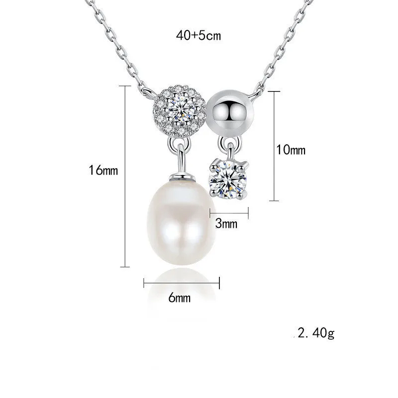 Women's Silver Sterling Pendant Necklace
