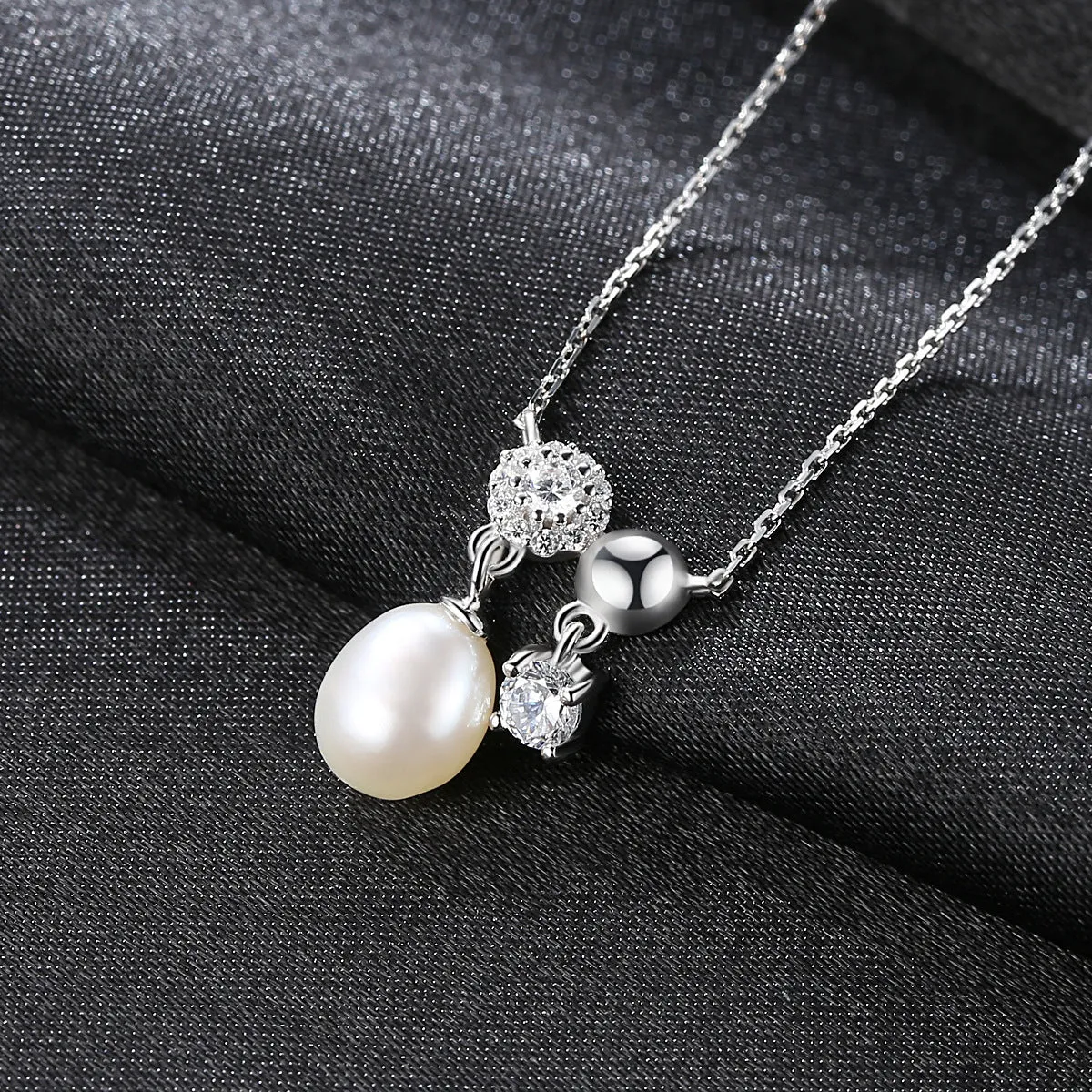 Women's Silver Sterling Pendant Necklace