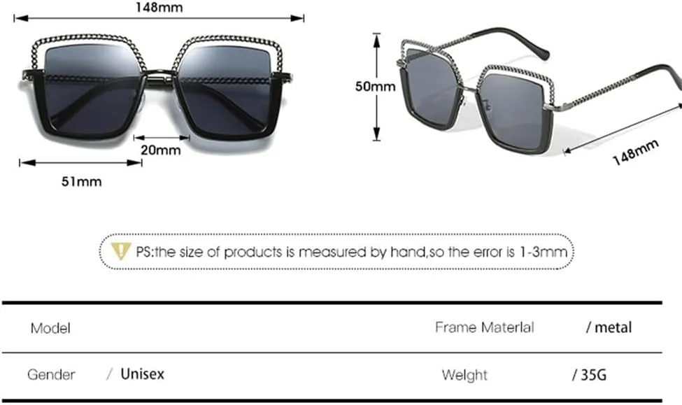 Women's Sunglasses Alloy Watch Chain Sunshade UV400