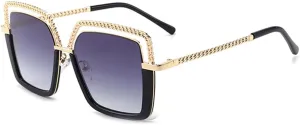 Women's Sunglasses Alloy Watch Chain Sunshade UV400